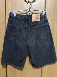 【おすすめ】90's Levi's 550 ブラックショートパンツ W 31