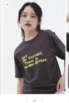 なぐもふうか MYNE マイネ グラピックティー GRAPHICTEE グレー