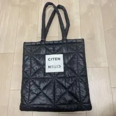 CITEN キルティングトートバッグ 黒