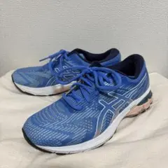 ASICS ランニングシューズ 青 水色 25.5 大きいサイズ 靴 スニーカー