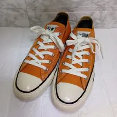 CONVERSE ALLSTARオレンジ キャンバススニーカー SIZE24.5