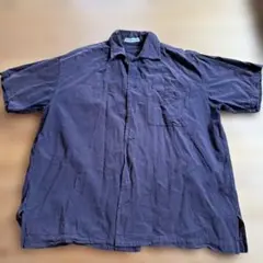 ISSEY MIYAKE MEN 半袖シャツ ダークブラウン