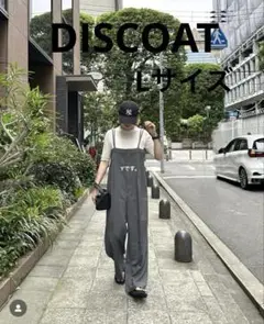 DISCOAT テックリンネベアサロペット　Lサイズ