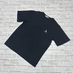 【ユーエスポロアッスン】オーバーサイズ Tシャツ メンズ ロゴ刺繍 ネイビー