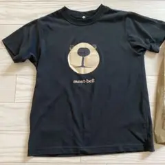 【mont-bell】 モンベル 半袖 Tシャツ モンタベア 黒 150