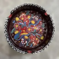 灰皿　ハンドメイド　キュタフヤ陶器　トルコ