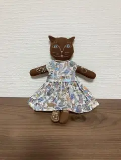 ミナペルホネン＊chouchoの猫＊セットアップはリバティ＊Hullabaloo