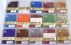 空95　デリカビーズ　20g角ケース　使用途中品　15個セット　お買い得品