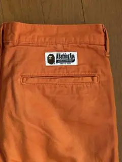 A Bathing Ape パンツ オレンジ