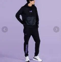 UNDER ARMOUR スウェットパンツ ブラック　アポロジョガー