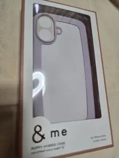 &me iPhone16 2眼　スマホケース　ラベンダー　797