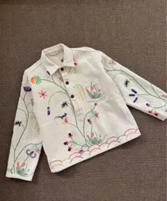 【BODE】花柄刺繍 コットンチュニック