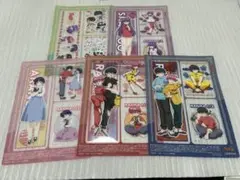 らんま1/2 ローソンコラボ　クリアシート　5枚セット（全6種）