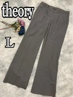 【theory】レディース キレイめ パンツ ゆったり 仕事用 スーツパンツ
