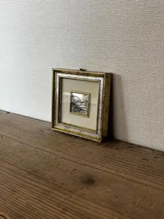 銀製　額　オブジェ