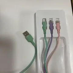 3-in-1 USBケーブル クイックチャージ