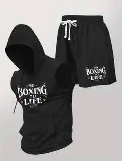 【新品】No Boxing No Life ノースリーブ セットアップ Mサイズ