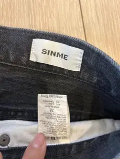 美品 日本製 SINME シンメ ブラック　デニム size 28