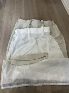 ベージュ カーテン(IKEA)
