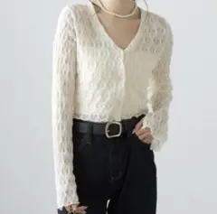 【完売品】25SS FREE’S MART シアーチュールカーディガン