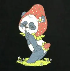 いちご パンダ Tシャツ 赤レンガ倉庫 いちごショップ 秘密の苺 MICO E