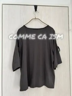 【新品タグ付】COMME CA ISM カットソー リボン袖 M-L