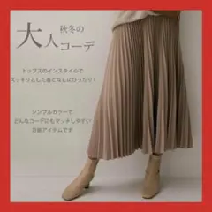 ⭐️ スカート プリーツ ロングスカート 大人可愛いプリーツ レディース⭐️