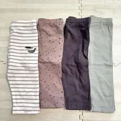 UNIQLO七分丈パンツ　90サイズ 4着セット