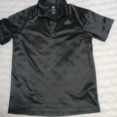 adidas 黒 ポロシャツ M