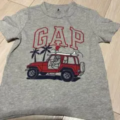 GAP Tシャツ グレー 車プリント