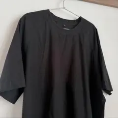 無印良品 涼感クルーネック半袖布帛Tシャツ ACC25A3S XL ブラック