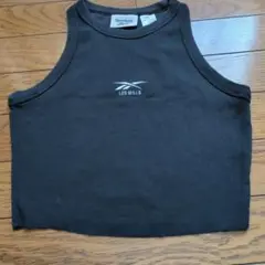 Reebok LES MILLS 黒タンクトップ J/L