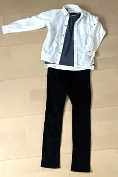 男の子　黒ズボン　スキニー　Tシャツ　セット　150