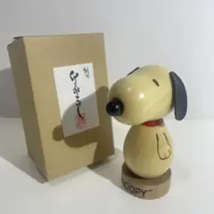スヌーピー こけし PEANUTS SNOOPY 未使用 レア 卯三郎こけし