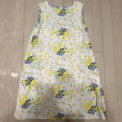 NUSY UNICOLART フェリシモ　ワンピース　水彩画風　ノースリーブ