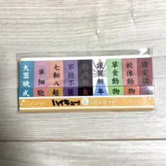 ハイキュー　四字熟語　ふせんセット