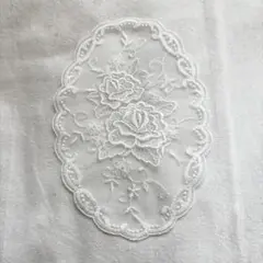 薔薇 レース ドイリー