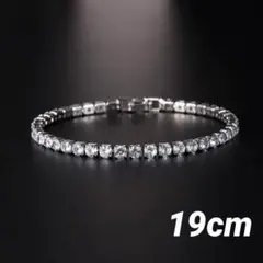.308テニスブレスレット　アクセ　シルバー　ジルコニア　カジュアル　フォーマル
