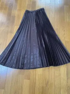 ブラウンプリーツスカート Fサイズ