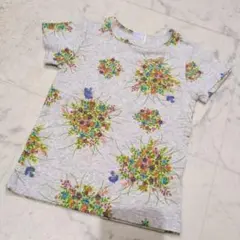 新品　定価3630円　Hakka Kids 花柄 Tシャツ 100cm