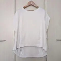 【URBAN RESEARCH DOORS】コットンバックタックプルオーバー