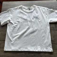 Love toxic リボン刺繍 Tシャツ