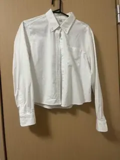 GU ホワイト長袖シャツ