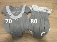 半袖ロンパース　Firstcloset 70・80サイズ