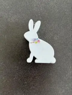 ウサギのレター置き ホワイト