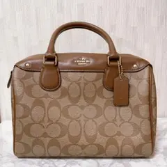 《最終値下げ》COACH コーチ ショルダーバッグ ミニボストン シグネチャー
