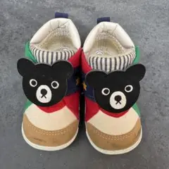 DOUBLE B マルチカラー ベビーシューズ 12.5