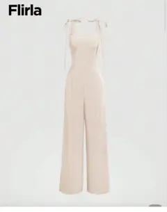 SHEIN MODウエストタイ肩紐ジャンプスーツ　Sサイズ