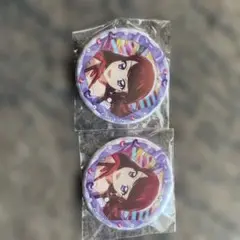 アイカツ　紫吹蘭　缶バッジ