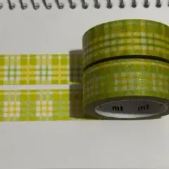 mt チェック柄 マスキングテープ 15mm